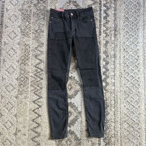 Acne Studio Bla Konst Climb Black Patch Denim Jeans 24